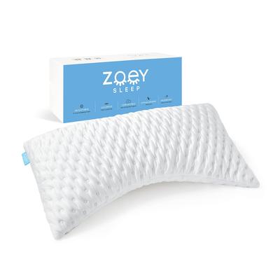 Sleep Pillow for Neck & Shoulder Pain Relief - Memory Foam Bed Pillows- Soft Washable Pillow Cover - King Bed Pillow 19" x 36"