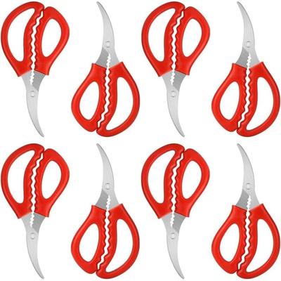 8 Pcs Stainless Steel Seafood Scissors