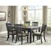 Signature Design by Ashley Tyler Creek Black / Grayish Brown 7-Piece Dining Package