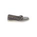 Sperry Top Sider Flats Gray Print Shoes - Women's Size 10 - Round Toe