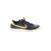 Nike Sneakers: Black Color Block Shoes - Women's Size 8 1/2 - Round Toe