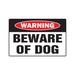 SignMission Beware of Dog Warning Sign Dog Pet Parking Pit Bull Security Guard Dog Security Office Warning Office Business Sign | Wayfair