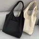 CommPiedmont-Sacs à provisions en toile pour femmes GlaBag en coton gril blanc série noire sacs