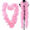 Guirxiété de plumes de dinde Boa rose décoration de plumes habillage rose accessoires de costume
