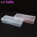 Porte-vernis à ongles en plastique rectangulaire boîte de rangement pour fournitures d'ongles