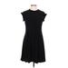 Annalee + Hope Casual Dress - A-Line: Black Solid Dresses - Women's Size Large