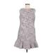 Gal Meets Glam Casual Dress - A-Line Crew Neck Sleeveless: Pink Dresses - Women's Size 6