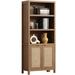 Red Barrel Studio® Bustam Storage Bookcase Wood in Brown | 70.9 H x 30.7 W x 14 D in | Wayfair 4C4B847D86ED4F07B9F0B491F4F5D0B7