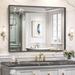 Latitude Run® 30" x 40" Rectangle Metal Framed Bathroom/Vanity Wall Mirror Metal | 30 H x 40 W x 0.94 D in | Wayfair