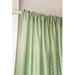 Gracie Oaks Aburio Linen Semi-Sheer Curtain Panel Linen in Green/Blue | 96 H x 52 W in | Wayfair C5FD698548B647919C99E26FBE8B8ADE