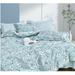 Wildon Home® Desyree Cotton Comforter Set Cotton in Blue/White | King Comforter + 2 King Shams | Wayfair E00640AC28A84257BAB17B4A8608A5F9