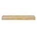 Loon Peak® Jaidy 2 Piece Oak Solid Wood Floating Shelf Wood in Brown | 4 H x 24 W x 4 D in | Wayfair 3C05C9EF1AD04B21B141F6142E141136