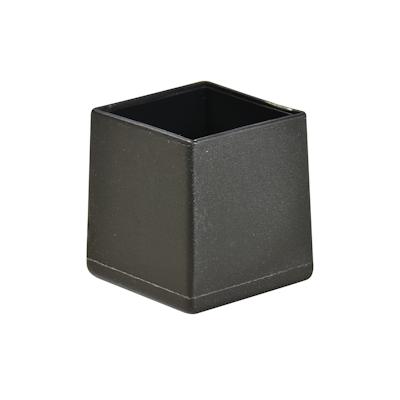 WAGNER Kappen für Vierkant Stahlrohr 4tlg. - 20/24 x 20/24 x 17 mm, Abrieb 4 mm, Kunststoff schwarz - 15052099 Image