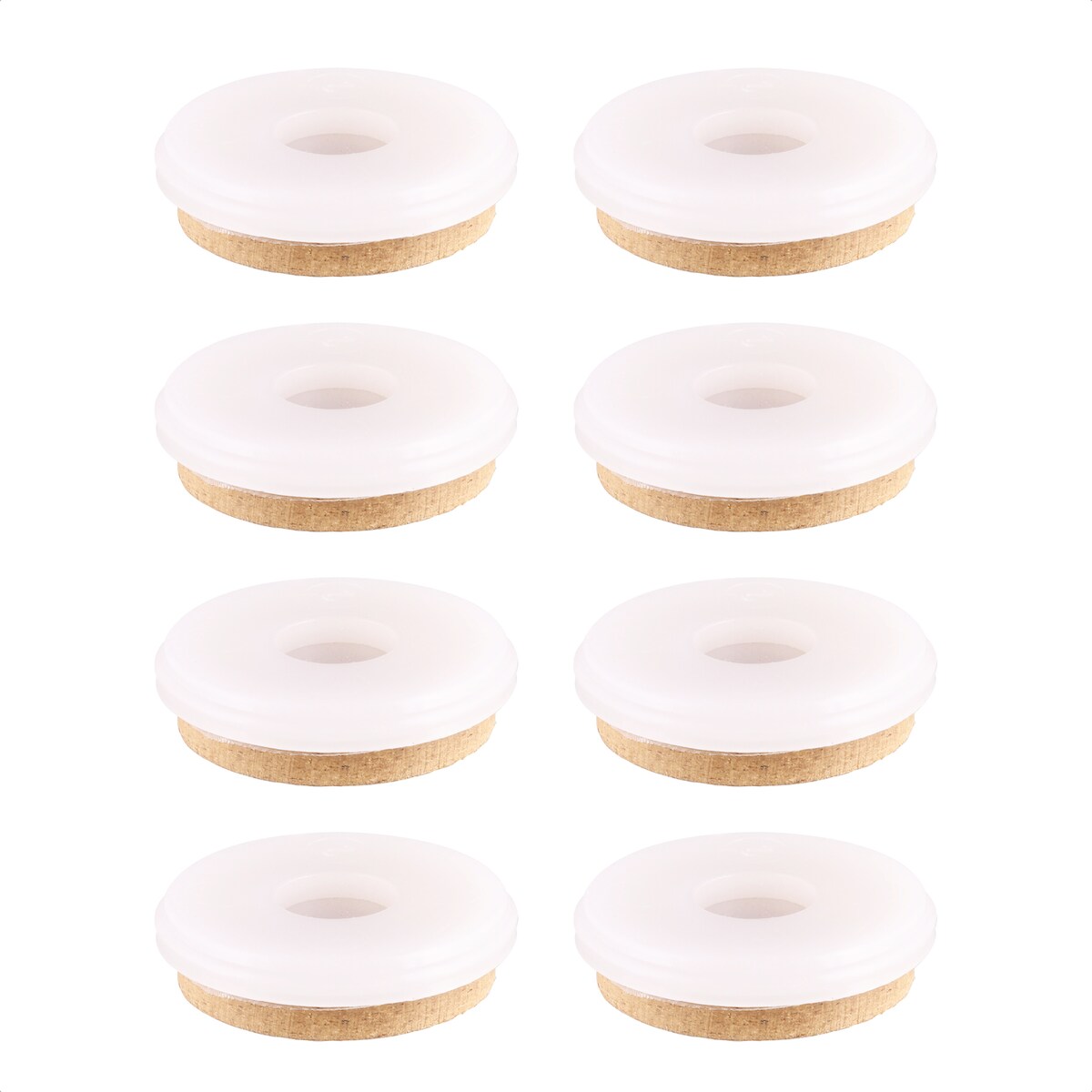 WAGNER QuickClick® Filzgleiter Spezial SYNO - 8er-Set Ersatzgleiter Ø 30 mm - für Basis Ø 17 mm - DE Ware - 15784400 Image