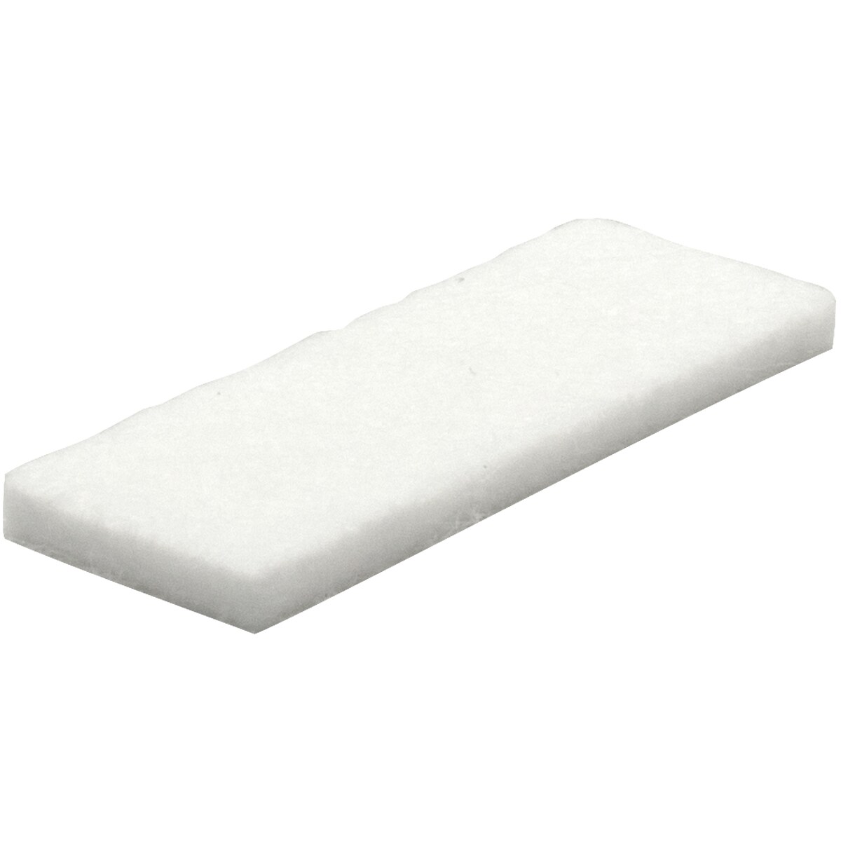 WAGNER Filz Pad 12tlg. - 16 x 44 x 3 mm, selbstklebend, weiß, für Filzgleiter, Schutzpads oder zum Basteln - 15174499 Image