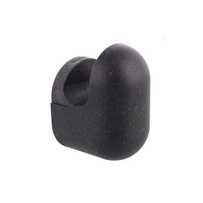 WAGNER hooks4home Wandhaken PILL - 75 x 55 x 45 mm, Bio Kunststoff schwarz, DE Ware - 17040221 Image