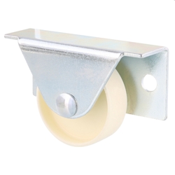 WAGNER Design Möbelrolle/Bettkastenrolle - Durchmesser Ø 35 mm, Stahl verzinkt, weiß, Tragkraft 40 kg - 01076001 Image