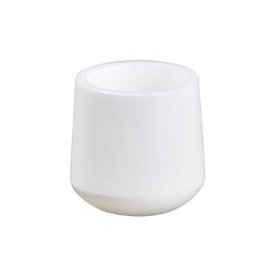 WAGNER Kappen für Stahlrohr rund 4tlg. - Ø 12/16 x 16 mm, Abrieb 4 mm, Kunststoff weiß - 15061399 Image