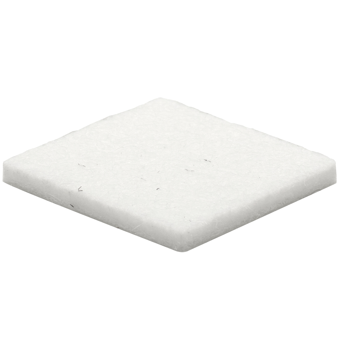 WAGNER Filz Pad 12tlg. - 30 x 30 x 3 mm, selbstklebend, weiß, für Filzgleiter, Schutzpads oder zum Basteln - 15173099 Image