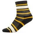 Smartwool - Kids' Hike Light Cushion Striped Crew Socks - Multifunktionssocken Unisex L | EU 42-45 schwarz