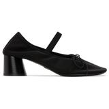 Black Glove Mary Jane Ballet Heels