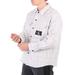 Monogram Badge Relaxed Fit Long-sleeved Shadow Overshirt