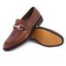 Gancini Ornament Gancini Leather Moccasin