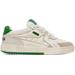 Off-white & Green University Sneakers