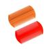 8pcs Plastic Double-sided Combs Dogs Cats Flea Combs Head Lice Removal Comb Pets Daily Cleaning Supplies(Red and Yellow)