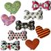 Pet and Dog Plush Heart or Bone Toy Dapper Dogs Group (Available in different sizes and 9 different pattern options!)