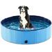 Grand Sale! MIARHB Foldable Dog Pool Pet Swimming Tub Bathing Pool PVC Cleaner Bathtub for Dogs CatBathtub Folding Portable Pet Pool Dog Care Outdoor Playing Bathtub Blue A7