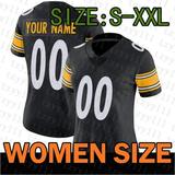 NFL_Jerseys 08H Jersey Pittsburgh Steelers #36 Jerome Bettis 43 Troy Polamalu 50 Ryan Shazier 55 Devin Bush NFL Women Limited Jersey