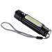 Chicmine Mini Flashlight Ultra-Bright Waterproof Compact Size Multiple Lighting Modes Wide Application Portable Camping LED Flashlight with COB Side Light Home Supplies