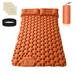 ALSLIAO Camping Backpacking Air Mattress Outdoor Sleeping Pad with Foot Pump Air Pillow