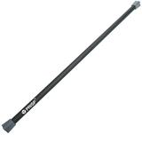 PRISP Weighted Exercise Workout Bar - Total Body Weight Bar for Home Gym Fitness Yoga and Strength Training