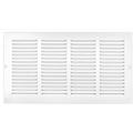 Accord ABRGWH168 Return Grille with 1/2-Inch Fin Louvered 16-Inch x 8-Inch(Duct Opening Measurements) White