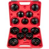 BENTISM Oil Filter Socket Set 14 Pcs Oil Filter Wrench Set Sturdy Steel Oil Filter Socket 3/8 Oil Filter Socket Low Profile Oil Filter Socket Set For Easy Access Oil Filter Wrench Cap Set w/ Case