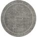 Mark&Day Washable Area Rugs 6ft Round West Harrison Global Gray Area Rug (6 7 Round)