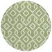Addison Rugs Chantille ACN621 Green 8 x 8 Indoor Outdoor Area Rug Easy Clean Machine Washable Non Shedding Bedroom Living Room Dining Room Kitchen Patio Rug