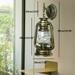 Bronze Lantern Garden/Patio Wall Mounted Lamp Antique Exterior Wall Lighting Fixture