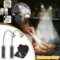 Oneshit Barbecue Tools In Clearance Grill Lights For BBQ Magneic Grill Light 360 Degree Flexible Gooseneck Water Heat Magnetic Base LED Barbecue Light Barbecue Tools