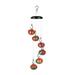 Huaai Wind Chime Bird Feeder Charming Wind Chimes Hummingbird Feeders Window Bird Feeders for Viewing Bird Feeders for Outdoors Hanging and Proof Bird Seed for Outside Feeders