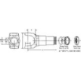 Dana 6-3-2761KX Drive Shaft Slip Yoke