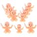Kid Toys Kidtraxtoys Baby Mini Babies for Shower Miniature Big Head Plastic 24 Pcs