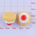 10 Pcs Mini Simulation Cream Cake Cookies Chocolate Toast Fruit Pudding Dollhouse Decorations DIY Decor