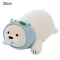 HEVIRGO Bear Doll Comfortable Washable Not Shrink Polar Bear Plush Animals Cartoon Cotton Stuffed Doll for Kids Bear Doll