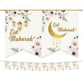 Home Decor ZKCCNUK RAMADAN BANNER SET EID BANNER RAMADAN DECORATIONS RAMADAN DECORATIONS FOR HOME MUSLIM ISLAM DECORATION Hanging Decoration Ornaments Clearance