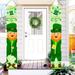BYB Couplets Decorated Curtain Banners Decorated Porches Hung Welcome Signs For Family Holiday Parties