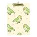 Hidove Acrylic Clipboard Cute parrot bird Seamless Pattern Background Standard A4 Letter Size Clipboards with Gold Low Profile Clip Art Decorative Clipboard 12 x 8 inches