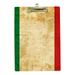 Hidove Acrylic Clipboard Tricolor Flag Standard A4 Letter Size Clipboards with Gold Low Profile Clip Art Decorative Clipboard 12 x 8 inches